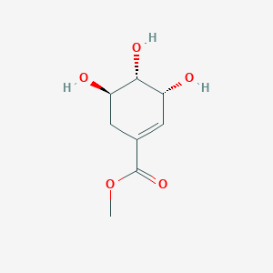 molecular formula C8H12O5 B1245087 Methyl (-)-Shikimate 