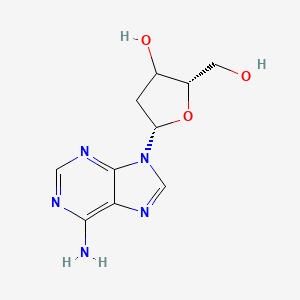 molecular formula C10H13N5O3 B12451230 2'-Deoxyadenosine; Deoxyadenosine 