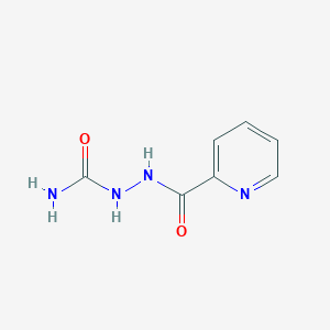 molecular formula C7H8N4O2 B12451298 2-(Pyridin-2-ylcarbonyl)hydrazinecarboxamide 