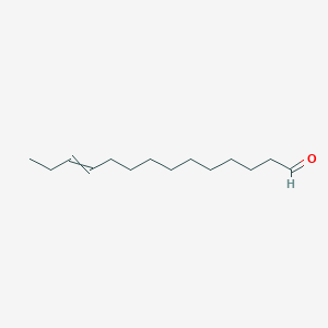 molecular formula C14H26O B12451409 Tetradec-11-enal 