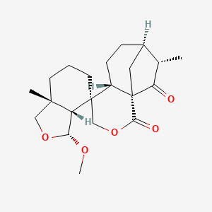molecular formula C21H30O5 B1245144 ludongnin G 