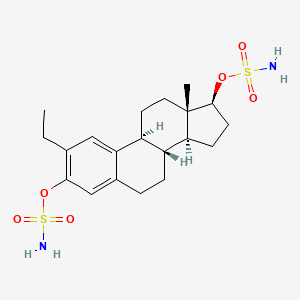 molecular formula C20H30N2O6S2 B1245147 STX-243 CAS No. 556813-12-8
