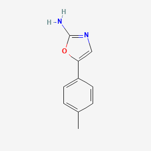 molecular formula C10H10N2O B12451590 5-(p-Tolyl)oxazol-2-amine 