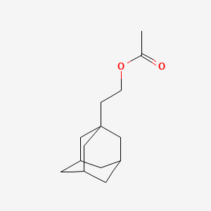 molecular formula C14H22O2 B12451603 2-(Adamantan-1-yl)ethyl acetate 