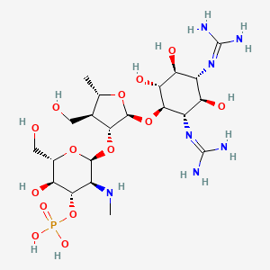 molecular formula C21H42N7O14P B1245165 3'-Deoxydihydrostreptomycin 3''-phosphate 