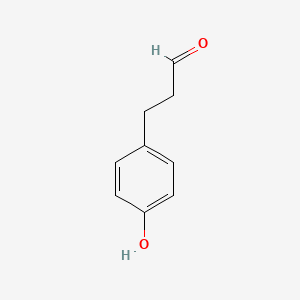 molecular formula C9H10O2 B1245166 3-(4-Hydroxyphenyl)propanal CAS No. 20238-83-9