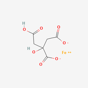 molecular formula C6H6FeO7 B1245180 Iron(2+) 2-hydroxy-1,2,3-propanetricarboxylate CAS No. 23383-11-1