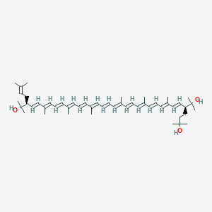molecular formula C50H74O3 B1245191 Monoanhydrobacterioruberin 