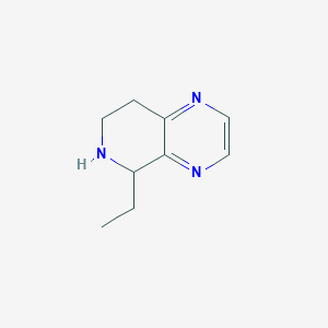 molecular formula C9H13N3 B12451968 5-Ethyl-5,6,7,8-tetrahydropyrido[3,4-b]pyrazine CAS No. 785777-01-7