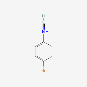 molecular formula C7H5BrN+ B12452091 4-Bromo-N-methylidyneanilinium CAS No. 7236-16-0