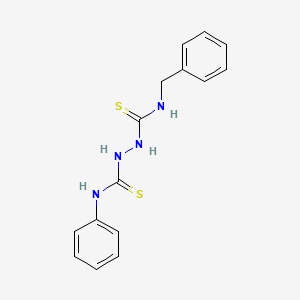 molecular formula C15H16N4S2 B12452111 N-benzyl-N'-phenylhydrazine-1,2-dicarbothioamide 