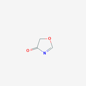 molecular formula C3H3NO2 B1245231 4(5H)-Oxazolone CAS No. 6542-34-3