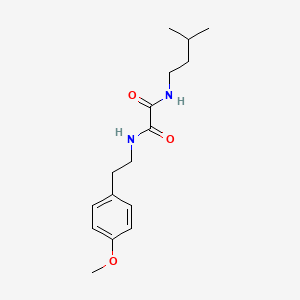 molecular formula C16H24N2O3 B12452374 N-[2-(4-methoxyphenyl)ethyl]-N'-(3-methylbutyl)ethanediamide 