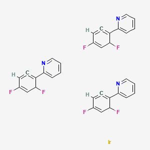 molecular formula C33H21F6IrN3 B12452422 CID 170923027 