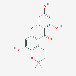 molecular formula C18H16O6 B1245267 hyperxanthone E 