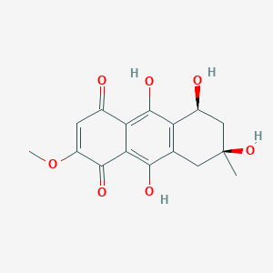 molecular formula C16H16O7 B1245268 Austrocortirubin 