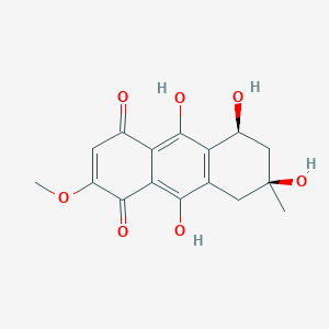 (5S,7S)-5,7,9,10-tetrahydroxy-2-methoxy-7-methyl-6,8-dihydro-5H-anthracene-1,4-dione