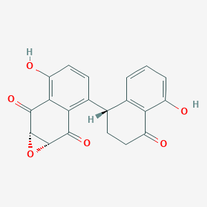 molecular formula C20H14O6 B1245269 Cladosporol B 