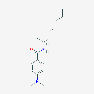 molecular formula C17H28N2O B12452791 4-(dimethylamino)-N-(octan-2-yl)benzamide 