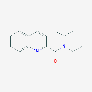 molecular formula C16H20N2O B12452798 N,N-di(propan-2-yl)quinoline-2-carboxamide 