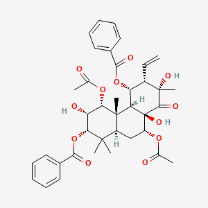 molecular formula C38H44O12 B1245284 staminol C 