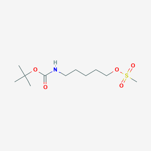 5-[(2-methylpropan-2-yl)oxycarbonylamino]pentyl methanesulfonate