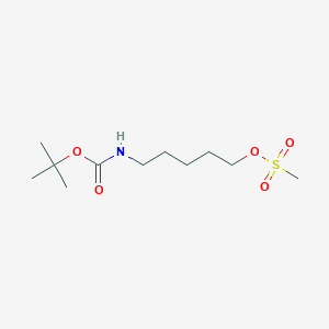 molecular formula C11H23NO5S B124530 Methanesulfonic acid 5-Boc-amino-pentyl ester CAS No. 142342-55-0