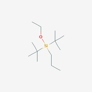 molecular formula C13H30OSi B12453025 Di-tert-butyl-n-propyl-ethoxysilane 