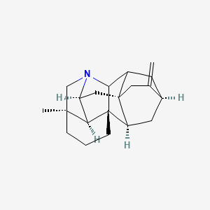 molecular formula C20H27N B1245321 Hetisan 