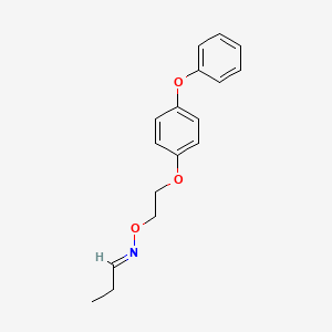(E)-N-[2-(4-phenoxyphenoxy)ethoxy]propan-1-imine