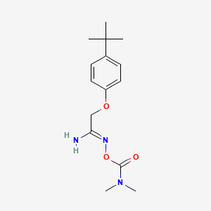 2-[4-(tert-butyl)phenoxy]-N'-{[(dimethylamino)carbonyl]oxy}ethanimidamide