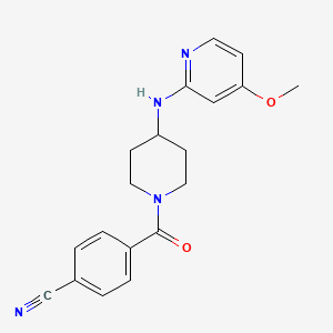 4-({4-[(4-Methoxypyridin-2-Yl)amino]piperidin-1-Yl}carbonyl)benzonitrile