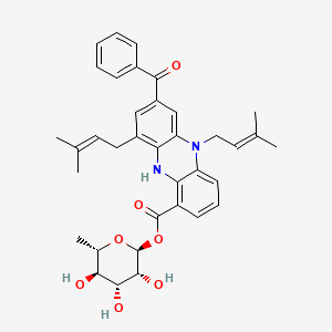 molecular formula C36H40N2O7 B1245331 Aestivophoenin B 