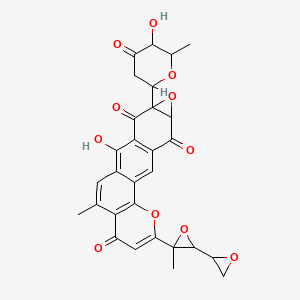 molecular formula C29H24O11 B1245339 Clecarmycin A1 