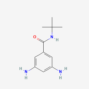 molecular formula C11H17N3O B12453489 3,5-diamino-N-tert-butylbenzamide 