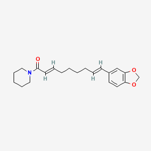 molecular formula C21H27NO3 B1245375 Pipernonaline CAS No. 88660-10-0