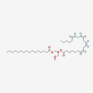molecular formula C41H72O5 B1245380 1-hexadecanoyl-2-(7Z,10Z,13Z,16Z-docosatetraenoyl)-sn-glycerol 
