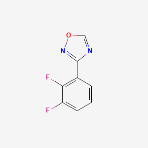 molecular formula C8H4F2N2O B12453924 3-(2,3-Difluorophenyl)-1,2,4-oxadiazole 