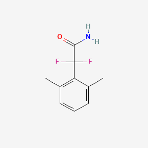 molecular formula C10H11F2NO B12453987 2-(2,6-Dimethylphenyl)-2,2-difluoroacetamide 