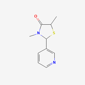 3,5-Dimethyl-2-(3-pyridyl)thiazolidin-4-one