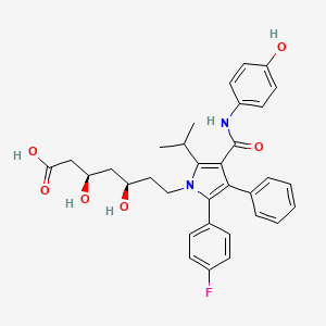 molecular formula C33H35FN2O6 B1245403 Parahydroxyatorvastatin CAS No. 214217-88-6