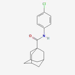 molecular formula C17H20ClNO B12454053 N-(4-chlorophenyl)adamantane-1-carboxamide 