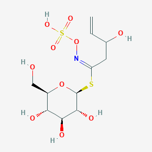 [(2S,3R,4S,5S,6R)-3,4,5-trihydroxy-6-(hydroxymethyl)oxan-2-yl] (1E)-3-hydroxy-N-sulfooxypent-4-enimidothioate