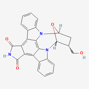 (15R,16R,18S)-16-(hydroxymethyl)-28-oxa-4,14,19-triazaoctacyclo[12.11.2.115,18.02,6.07,27.08,13.019,26.020,25]octacosa-1,6,8,10,12,20,22,24,26-nonaene-3,5-dione