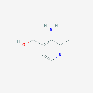 molecular formula C7H10N2O B12454112 (3-Amino-2-methylpyridin-4-yl)methanol 