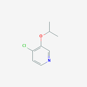 molecular formula C8H10ClNO B12454163 4-Chloro-3-isopropoxypyridine 