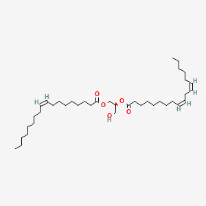 molecular formula C39H70O5 B1245418 1-Oleoyl-2-linoleoyl-sn-glycerol 