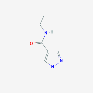 molecular formula C7H11N3O B124542 N-Ethyl-1-methyl-1H-pyrazole-4-carboxamide CAS No. 150108-77-3
