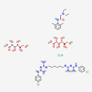 molecular formula C48H77Cl3N12O15 B1245426 Instillagel CAS No. 8060-72-8