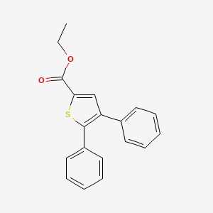 molecular formula C19H16O2S B12454433 Ethyl 4,5-diphenylthiophene-2-carboxylate 